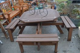 Eight Seat Garden Table