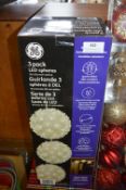 *LED Light Spheres 3pk