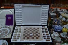 Model Chess Set in Carrying Case