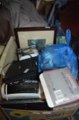 Box of Electric Goods; Heaters, Infrared Lamps, et
