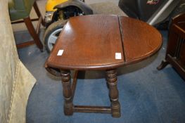 Oak Drop Leaf Occasional Table