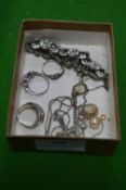 925 Sterling Silver Rings, Crucifix, etc.