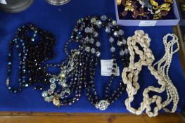 Eight Vintage Necklaces