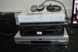 Matsui and Panasonic DVD/Video Players and a Sky B
