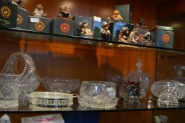 Cut Glass Crystal Bowls etc.