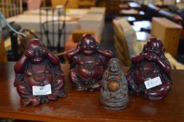 Four Seated Buddhas
