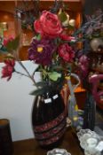Large Artificial Flower Arrangement in a Vase