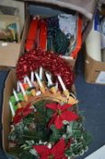Two Boxes of Christmas Decorations