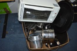 Stainless Steel Cookware, Mini Oven, etc.