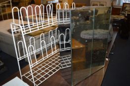 Mirrored Double Door Bathroom Cabinet and a Shoe R