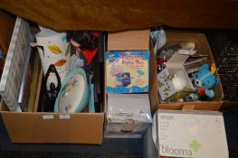 Two Boxes of Assorted Household Goods plus Boxed W