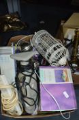 Electrical Items Including Mini Hoovers, Lamps, et