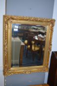 Gilt Framed Bevelled Edge Mirror