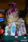 Box of Assorted Bath Products, Skincare, etc.
