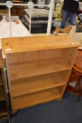 Pine Open Front Bookcase
