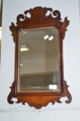 Antique Mahogany Wall Mirror