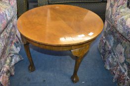 Circular Occasional Table on Ball & Claw Feet