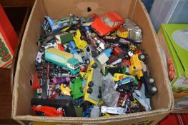 Large Box Containing Assorted Playworn Matchbox, C