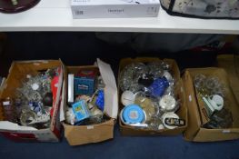 Four Boxes of Pottery & Glassware