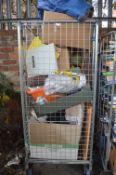 Contents of Cage Including Various Bric-a-Brac, Hu
