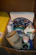 Assorted Pottery Items, Plates, Part Tea Sets, Vin