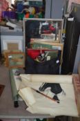 Assorted Mirrors, Picture Frames, Artist Equipment