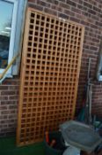 Three Panels of Garden Trellis (As New, ~6ft x 3ft