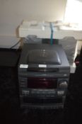 Aiwa Multi Disc CD Player System with Speakers
