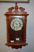 Mahogany Cased Wall Clock