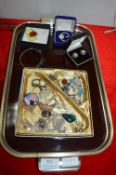 Tray Lot of 925 Sterling Silver Jewellery
