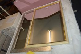 Two Framed Wall Mirrors