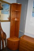 E-Gomme Teak Corner Unit