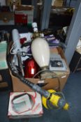 Electrical Items Including Lamps, Hairstyler, DAB