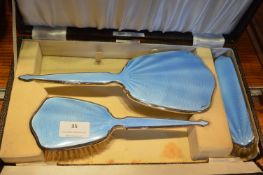 Cased Vintage Dressing Table Set