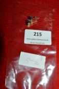 Pair of 9ct Gold Amethyst Earrings