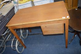 Oak Kneehole Desk