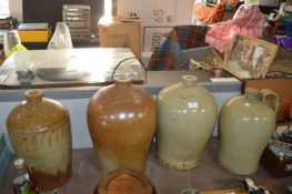 Four Salt Glazed Vessels - Bradford, Leeds and Sheffield