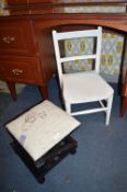 Childs Chair and a Foot Stool