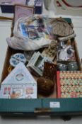 Assorted Household Items Including Sewing Accessor