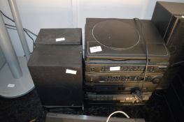 Alber Music System with Turntable and Speakers