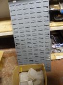 *Metal Rack with ~20 Plastic Storage Bins