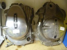Two Honda Crankcase Covers