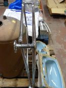 Two Chrome Towel Rails