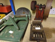Angle Clamp, Vice, Grinding Stones
