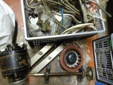 Mixed Box Including Grease Pumps, Cable, Clamp, Mo