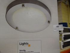 Trinity Chrome Finish Ceiling Light