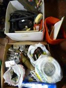 Two Large Boxes of Tools and Fittings Including Sa