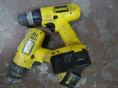 Two Dewalt Drills