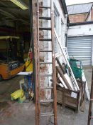 20 Tread Wooden Ladder