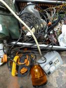 Box of Wire, Extension Lead, Tetrapond 8000, etc.